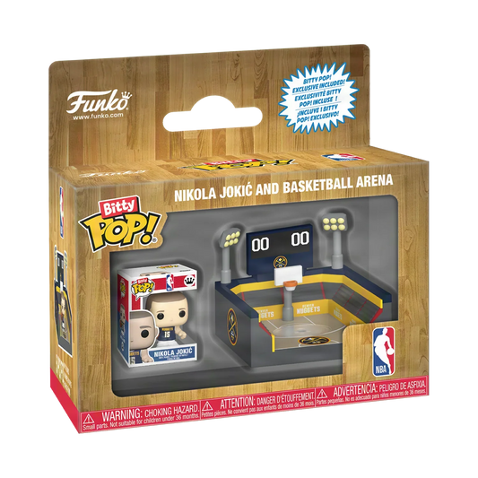 Funko Bitty Pop! Town: Arena – Nuggets con Nikola Jokić