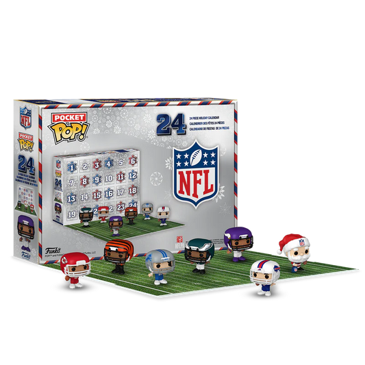 Funko Pop! Pocket Countdown Calendar: NFL – Calendario de Navidad de 24 DÃas