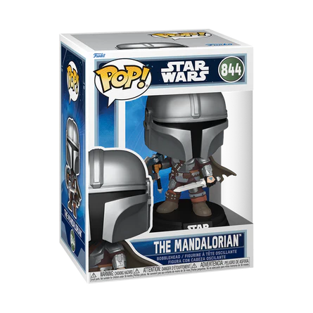 Funko Pop! Star Wars: The Mandalorian y Grogu – Mando #844