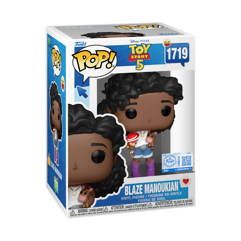 Funko Pop! Disney: Toy Story 5 – Blaze Manoukian #1719 (Exclusivo CCXP 2026)