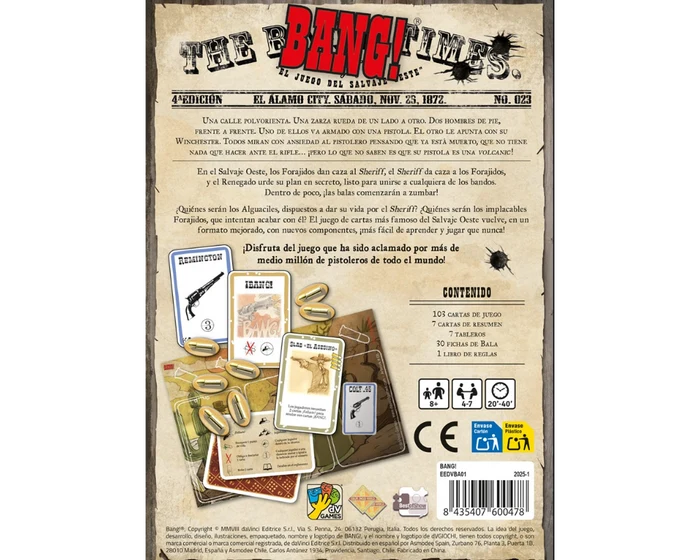 Bang! – Juego de Mesa