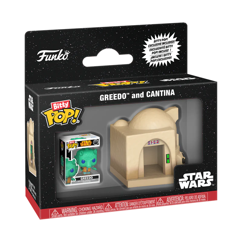 Funko Bitty Pop! Town: Star Wars – Cantina con Greedo