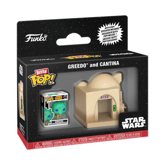 Funko Bitty Pop! Town: Star Wars – Cantina con Greedo