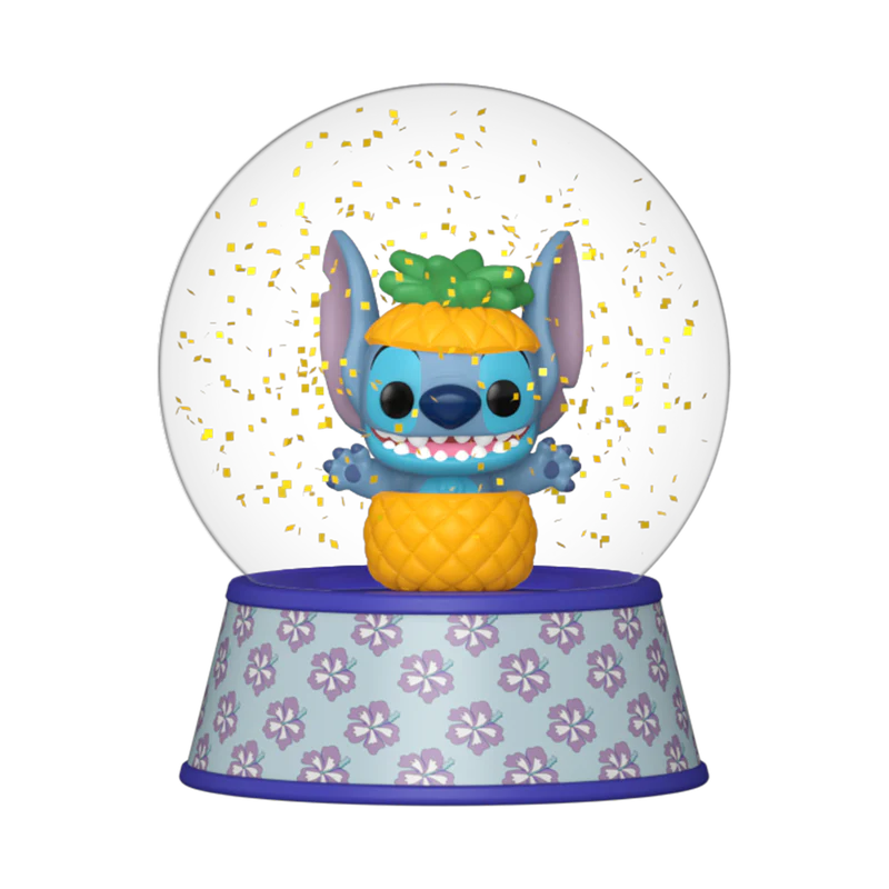 Funko Mini Glitter Globe: Disney Lilo & Stitch – Stitch en Piña