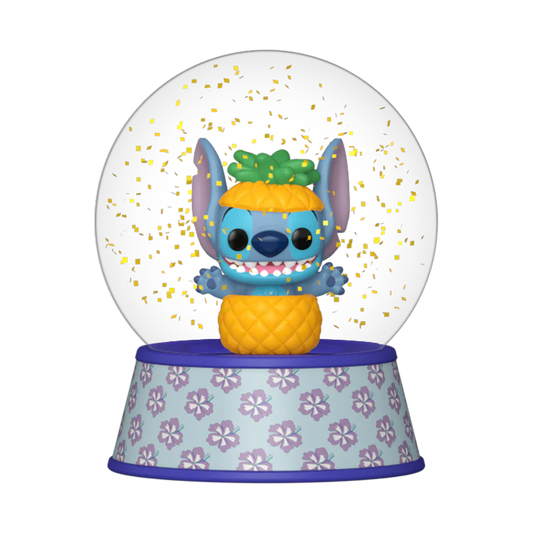 Funko Mini Glitter Globe: Disney Lilo & Stitch – Stitch en Piña