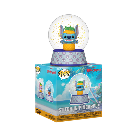 Funko Mini Glitter Globe: Disney Lilo & Stitch – Stitch en Piña