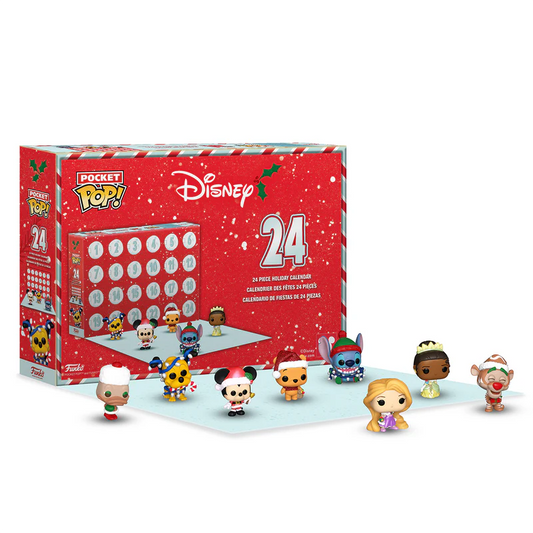 Funko Pop! Pocket Countdown Calendar: Disney – Calendario de Navidad de 24 Días