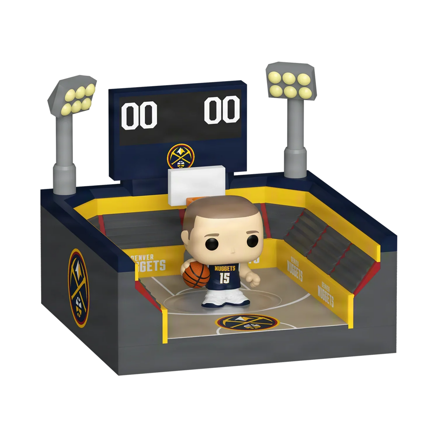 Funko Bitty Pop! Town: Arena – Nuggets con Nikola Jokić