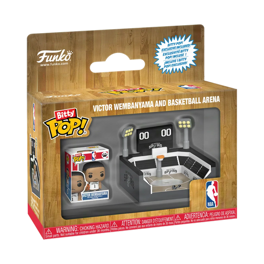 Funko Bitty Pop! Town: Arena – Spurs con Victor Wembanyama