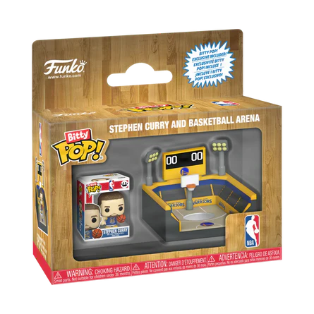 Funko Bitty Pop! Town: Arena – Warriors con Stephen Curry