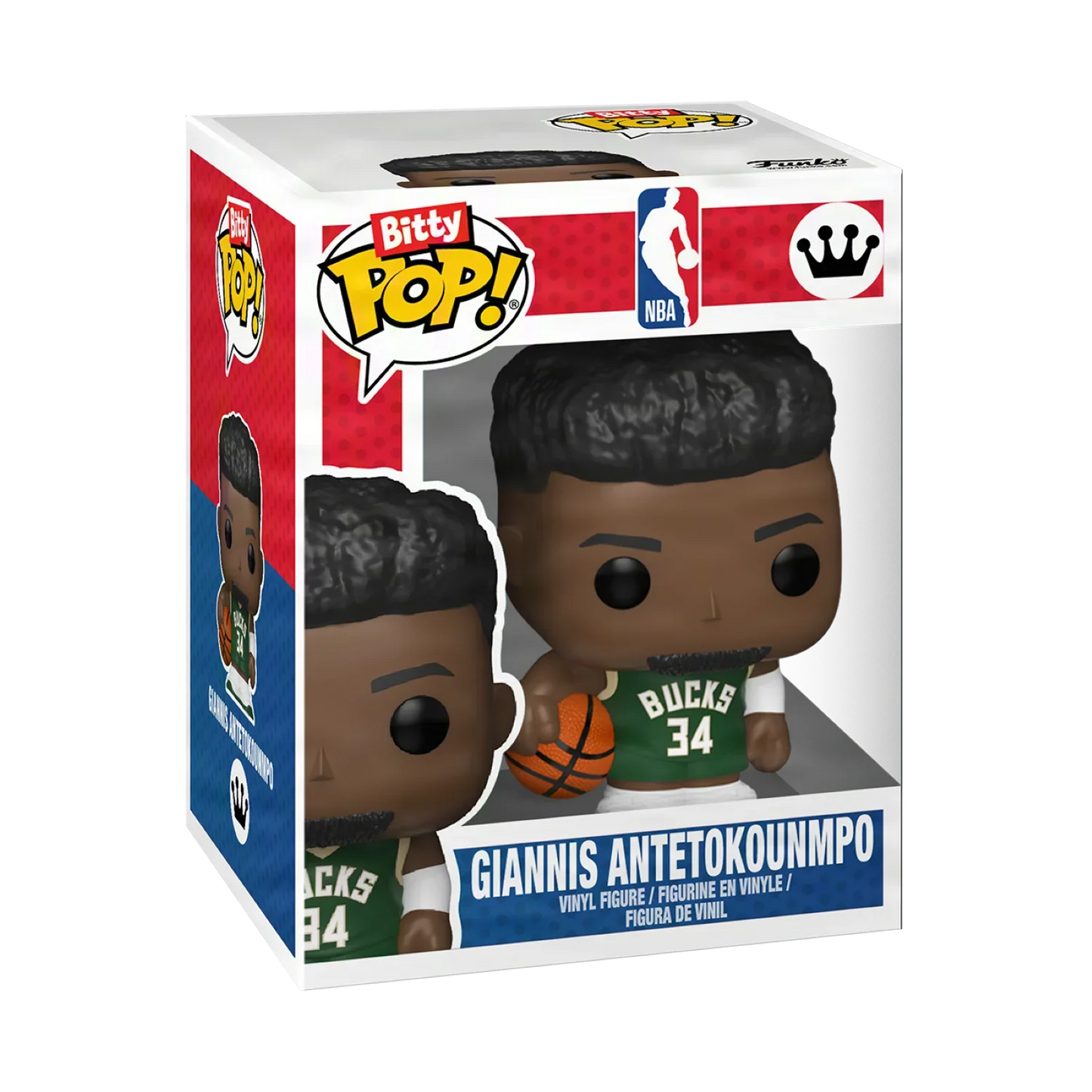 Funko Bitty Pop! Town: Arena – Bucks con Giannis Antetokounmpo