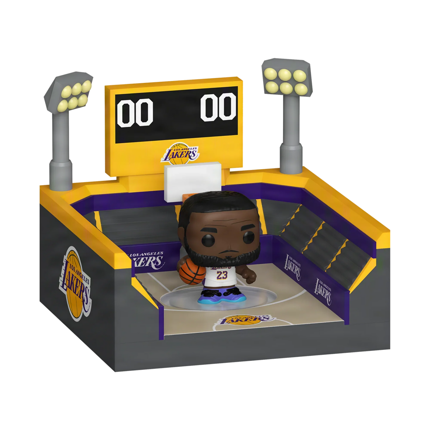 Funko Bitty Pop! Town: Arena – Lakers con LeBron James