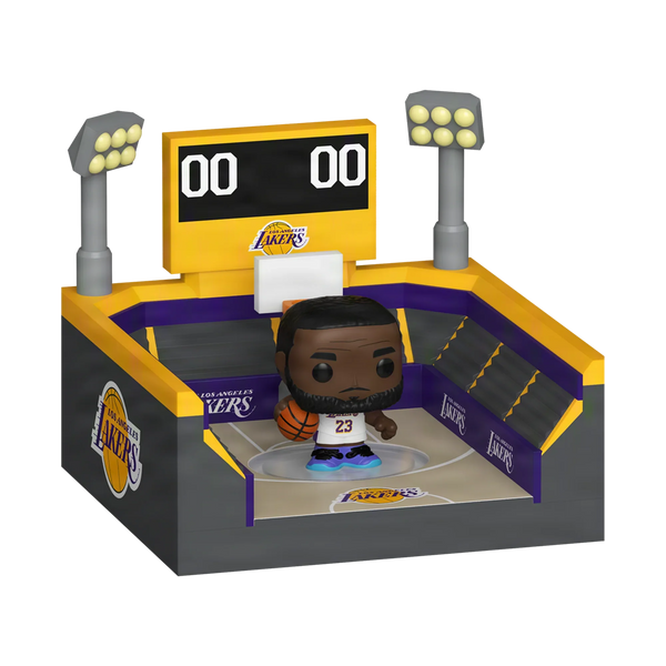 Funko Bitty Pop! Town: Arena – Lakers con LeBron James