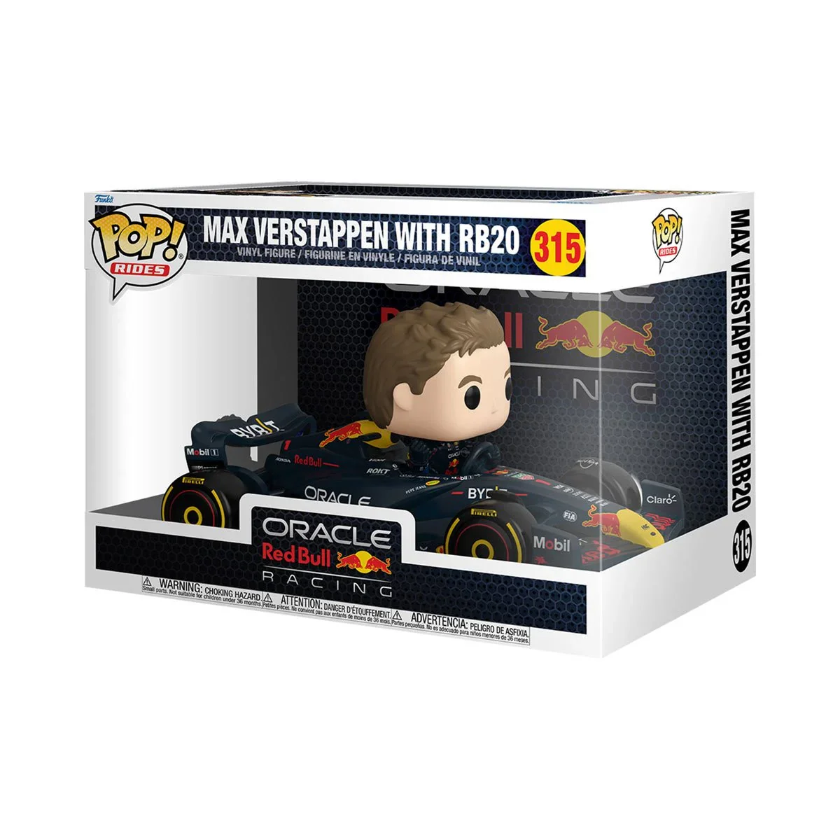 Funko Pop! Rides Super Deluxe – Max Verstappen en el RB20