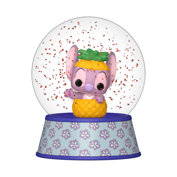 Funko Mini Glitter Globe: Disney Lilo & Stitch – Angel en Piña