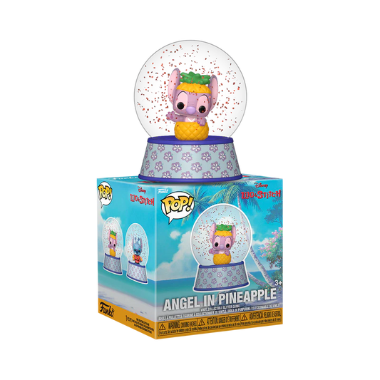Funko Mini Glitter Globe: Disney Lilo & Stitch – Angel en Piña