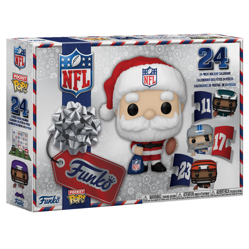 Funko Pop! Pocket Countdown Calendar: NFL – Calendario de Navidad de 24 Días