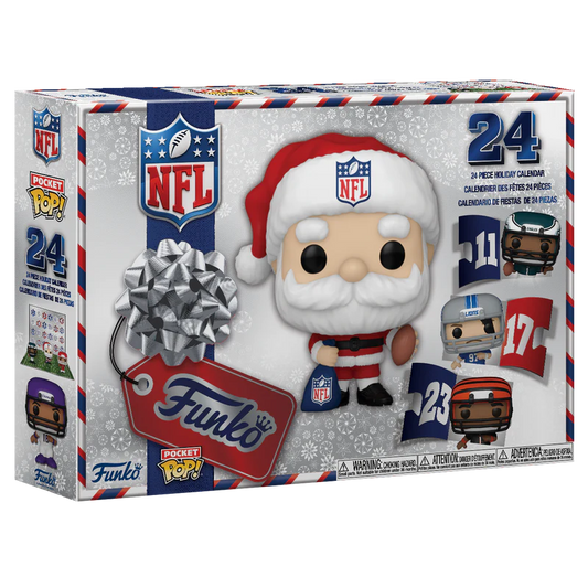 Funko Pop! Pocket Countdown Calendar: NFL – Calendario de Navidad de 24 Días