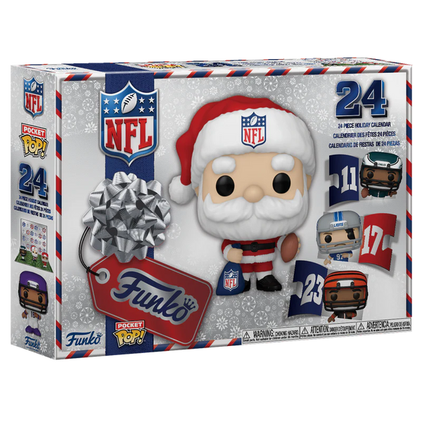 Funko Pop! Pocket Countdown Calendar: NFL – Calendario de Navidad de 24 Días