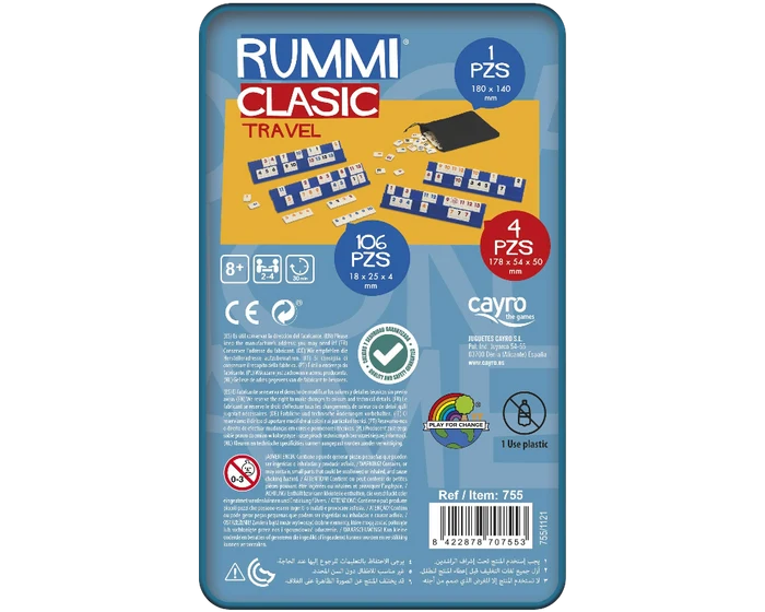 Rummi Clásico Caja Metal