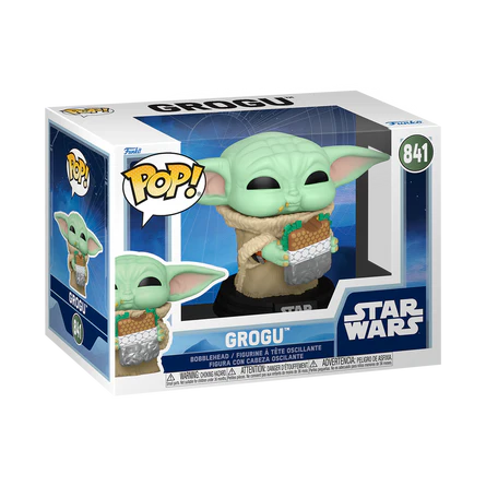 Funko Pop! Star Wars: The Mandalorian y Grogu – Grogu con Comida #841