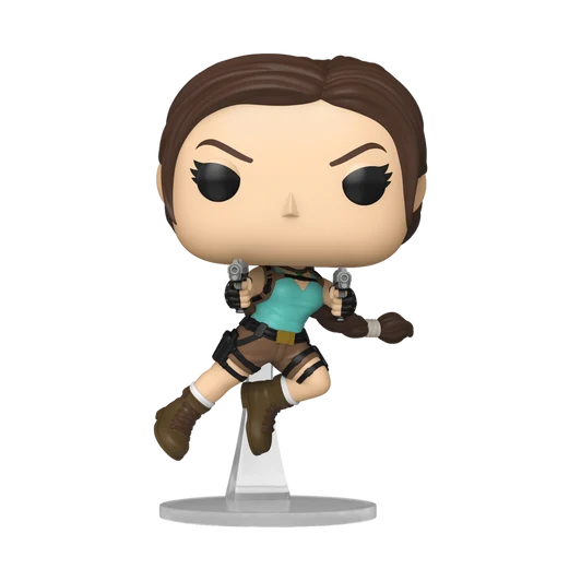 Funko Pop! Games: Tomb Raider – Lara Croft Saltando con Pistolas #1283